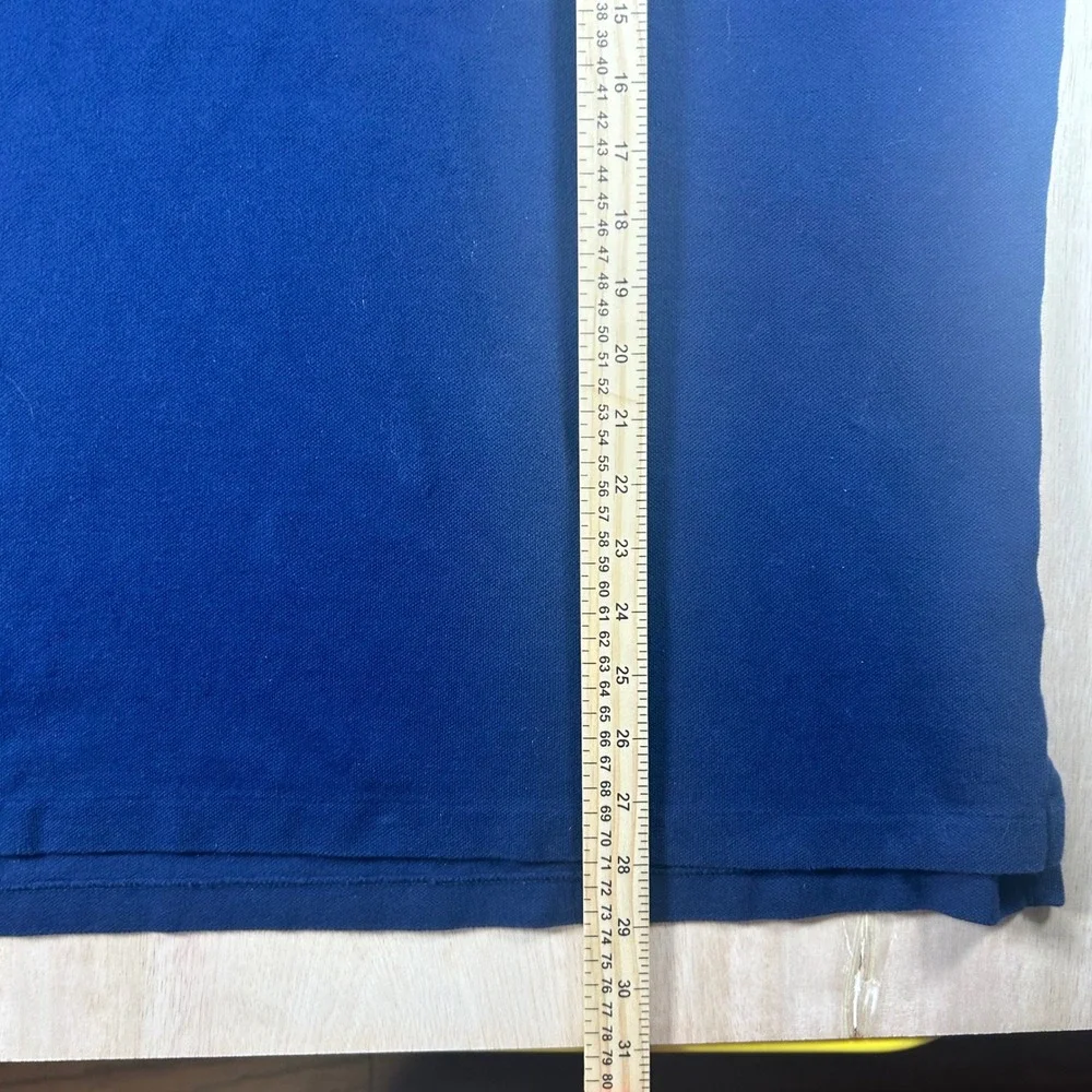 Polo Ralph Lauren Mens XL Blue Classic Fit Short Sleeve Pique Polo Shirt Navy